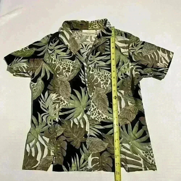 VTG SunBay Cottons Beach Animal Rayon Cruise Womens 2 PC Capris Pants Top Set - Picture 12 of 16